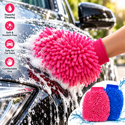 Gentle & Durable Microfiber Gloves for Scratch-Free Cleaning PACK OF 1