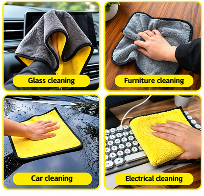 ✨ 5 PCS All-Rounder Cleaning Cloths – Multi-Purpose Kitchen, Dining & Car Cleaning Wipes