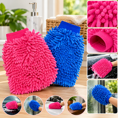 Gentle & Durable Microfiber Gloves for Scratch-Free Cleaning PACK OF 1